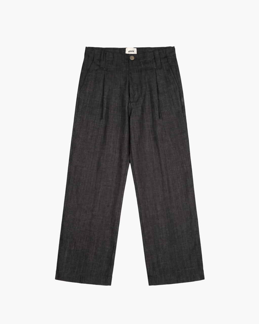 Concrete Black Wide Leg Denim Pant