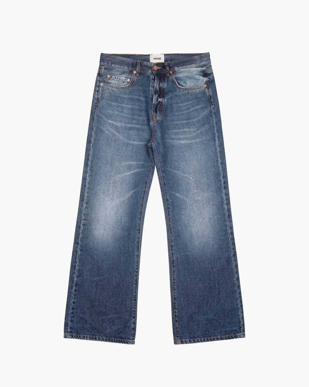 Washed Blue Bootcut Denim