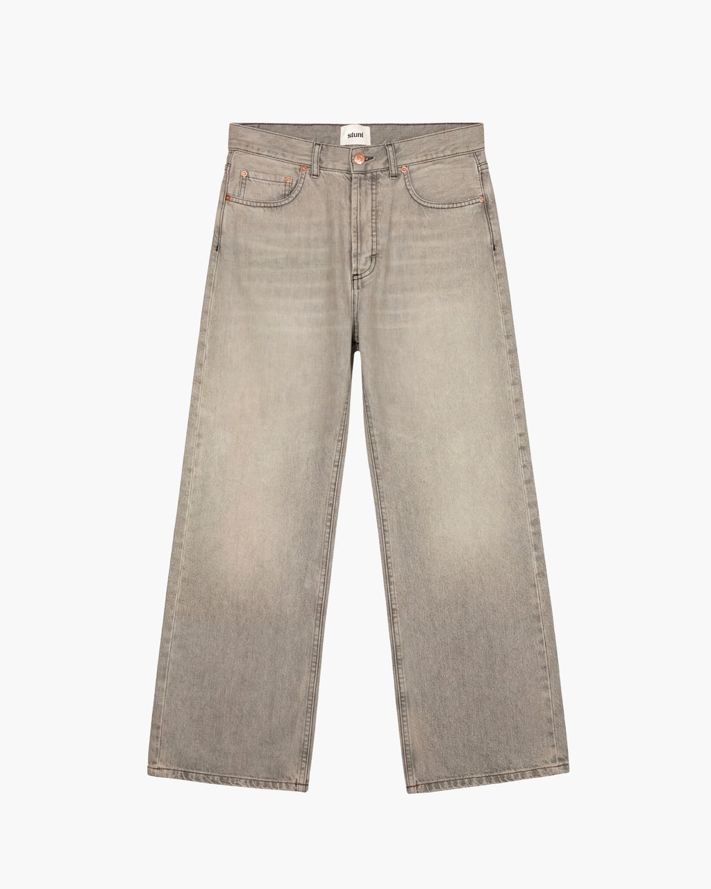 Washed Grey Bootcut Denim