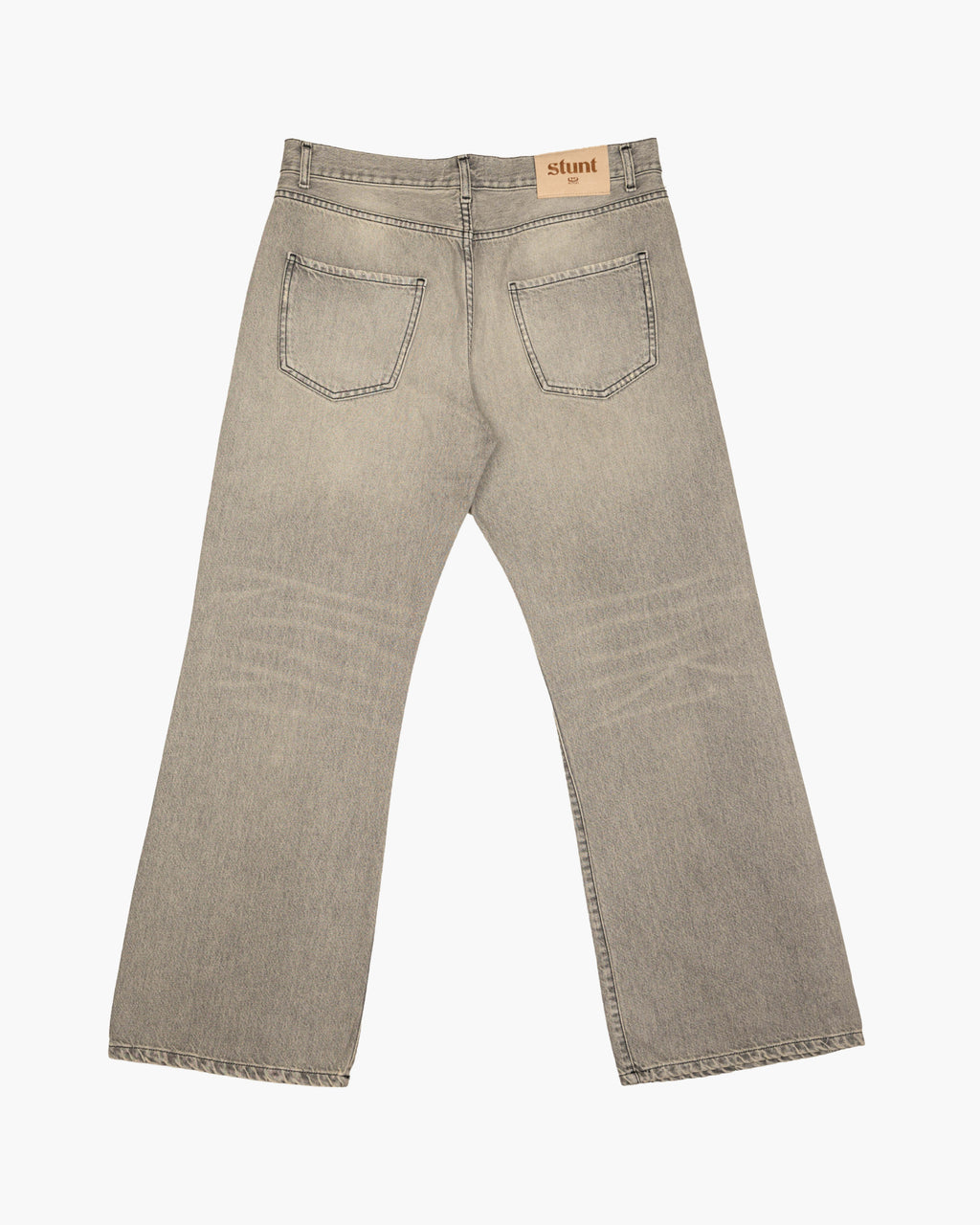 Washed Grey Bootcut Denim