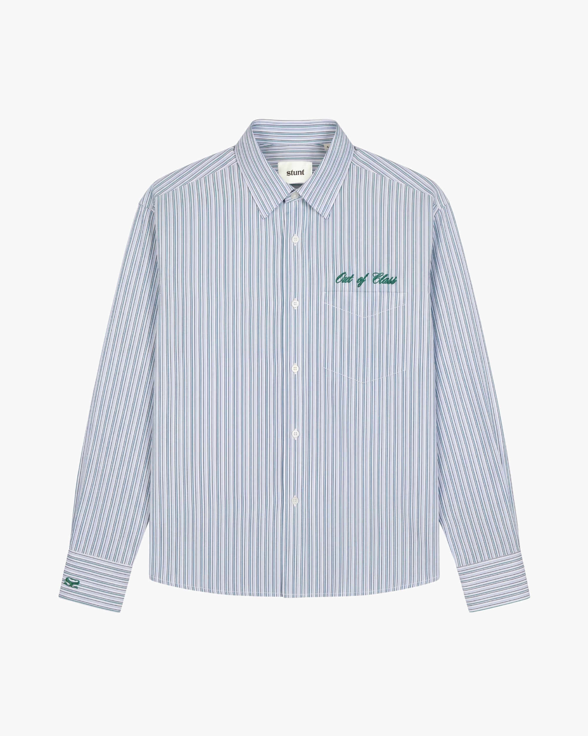 Lagoon Cotton Striped Shirt