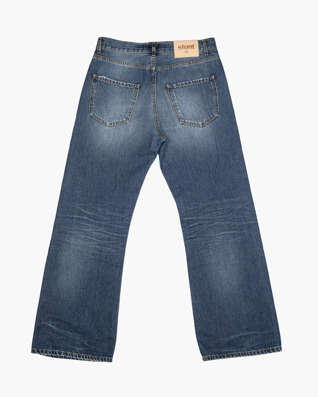 Washed Blue Bootcut Denim