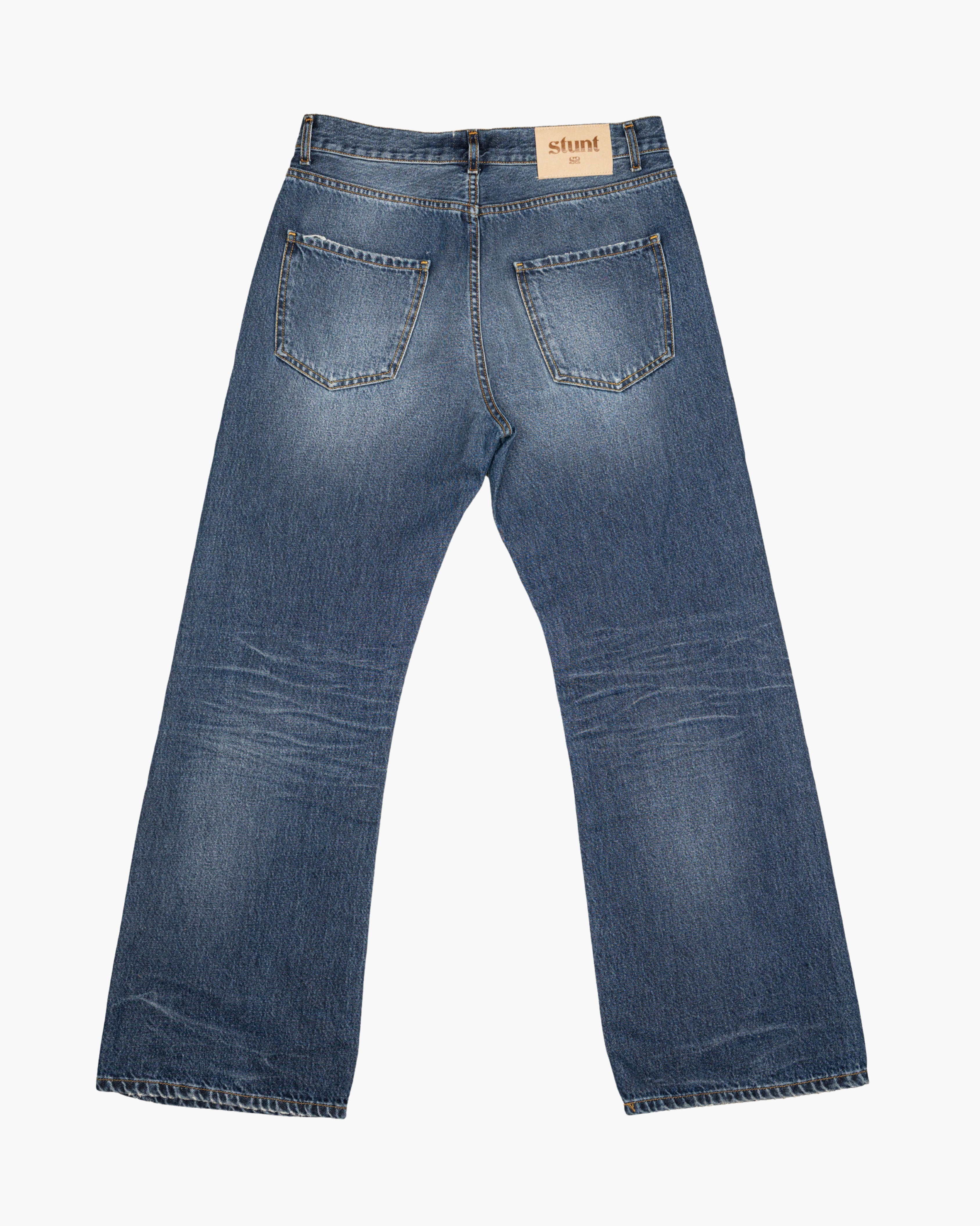 Washed Blue Bootcut Denim