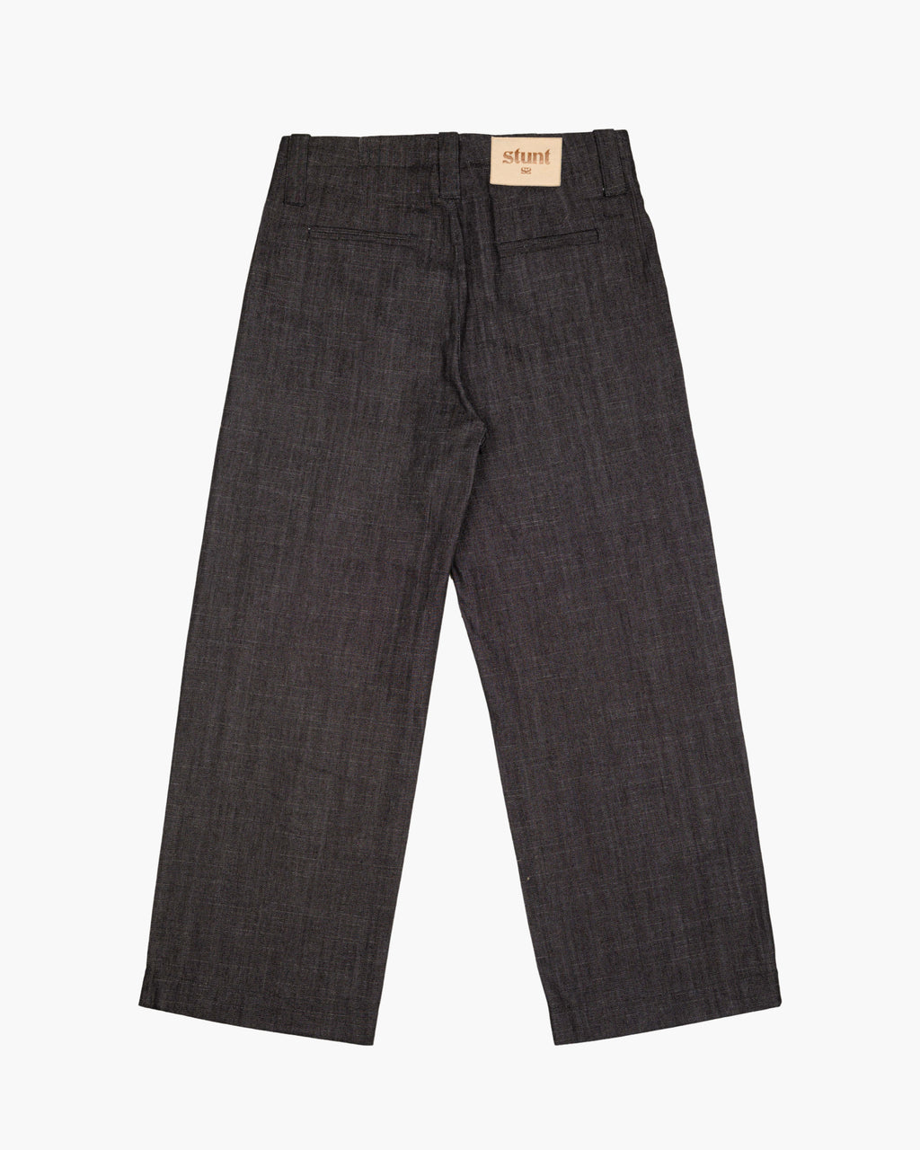 Concrete Black Wide Leg Denim Pant