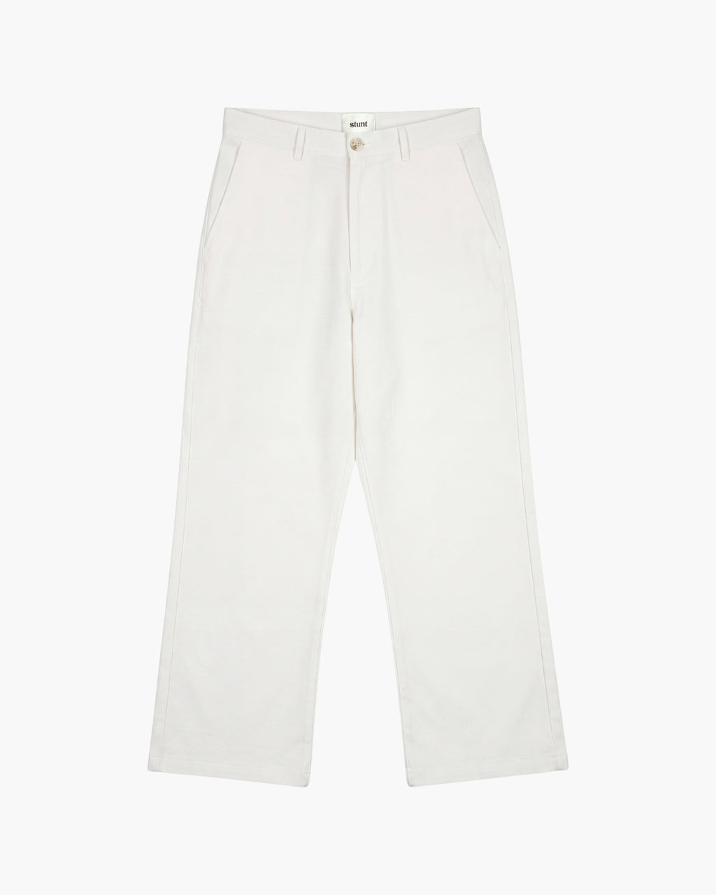 Milk Bootcut Linen Pants