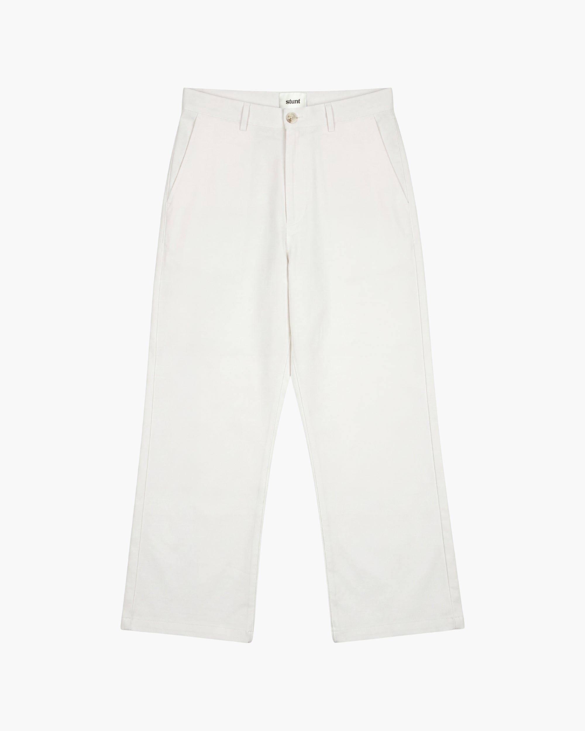 Milk Bootcut Linen Pants