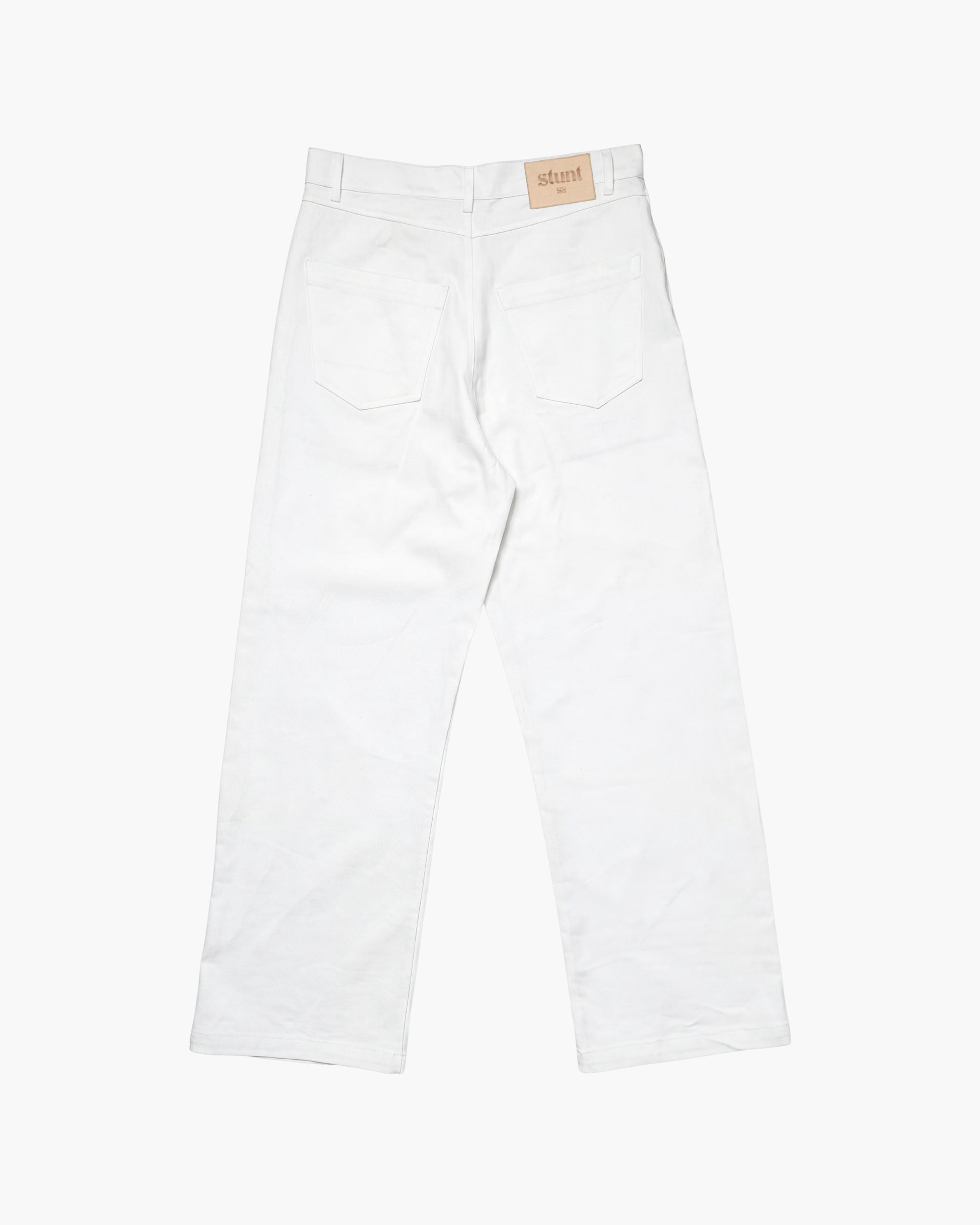 Milk Bootcut Linen Pants
