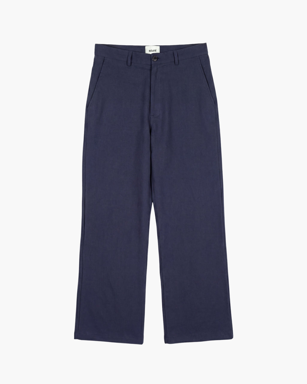 Indigo Bootcut Linen Pants