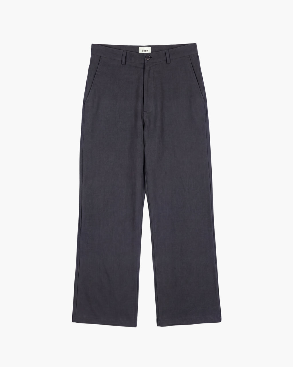 Jet Black Bootcut Linen Pants