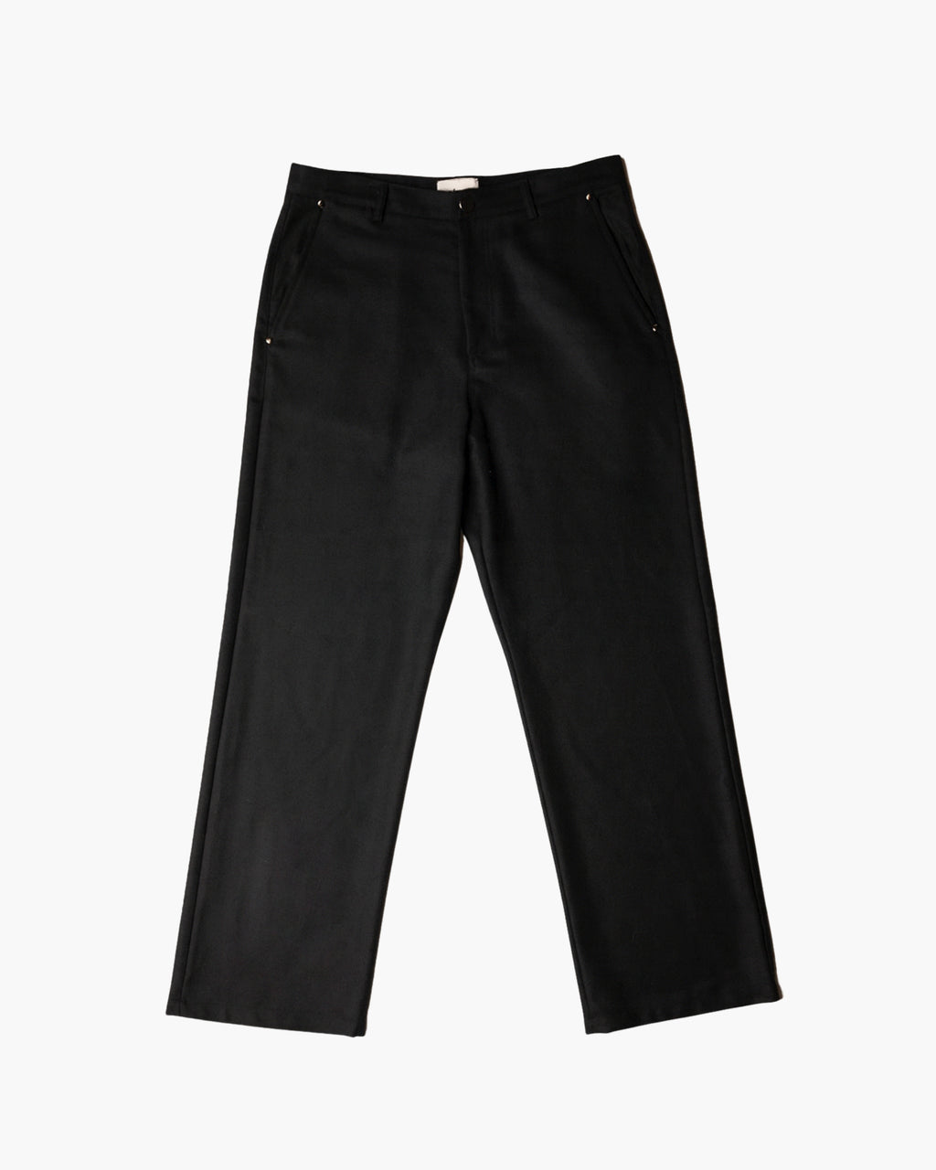 Black Relaxed Flare Pant