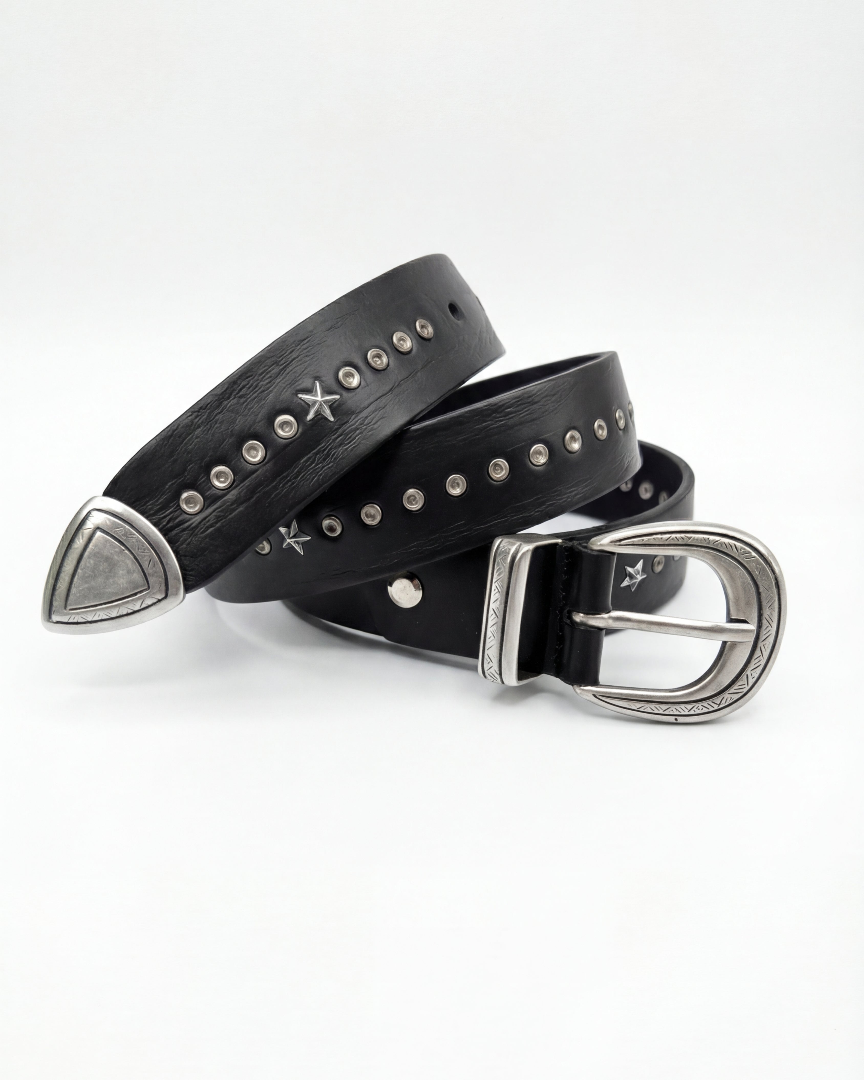 Stunt Black Studs Belt