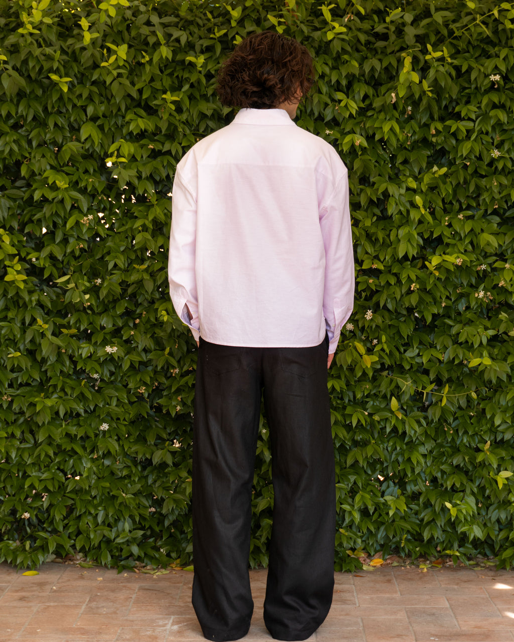 Jet Black Bootcut Linen Pants