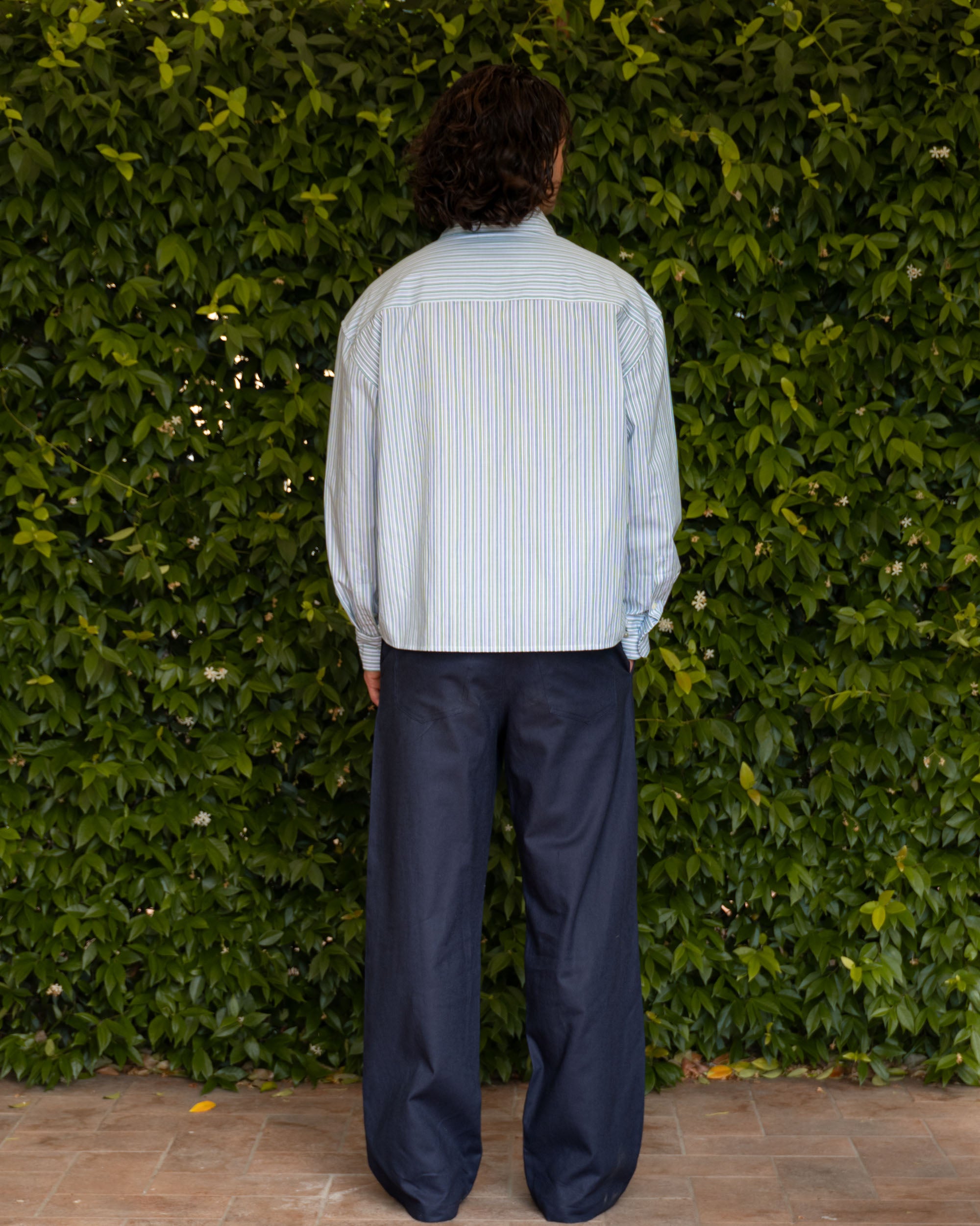 Lagoon Cotton Striped Shirt