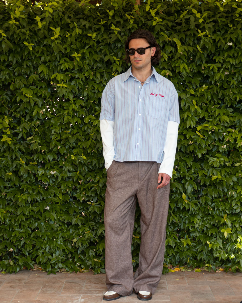 Sunset Layered Popeline Shirt
