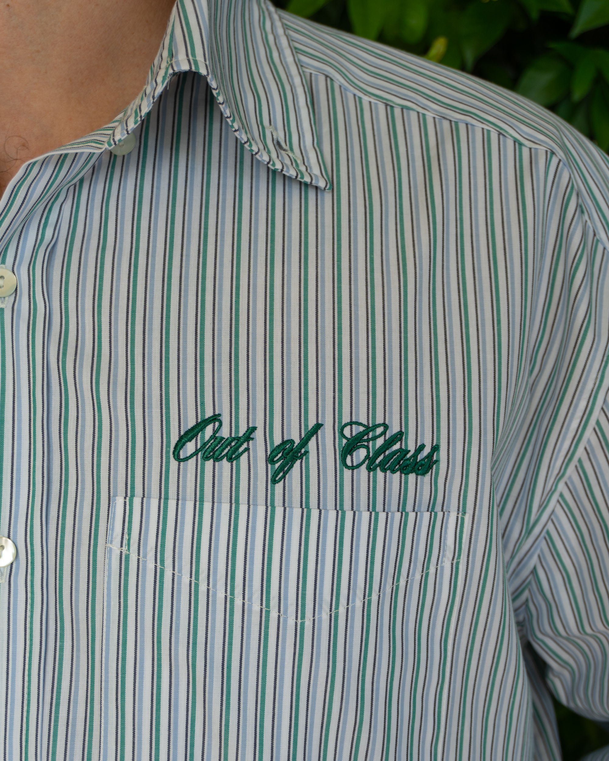 Lagoon Cotton Striped Shirt