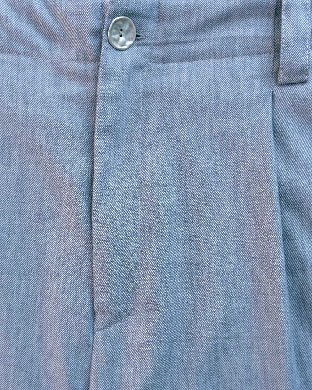 Mist Grey Wide Leg Linen Pants