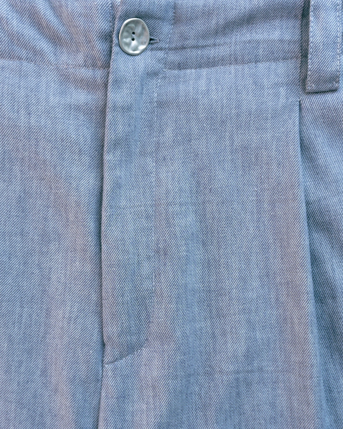 Mist Grey Wide Leg Linen Pants