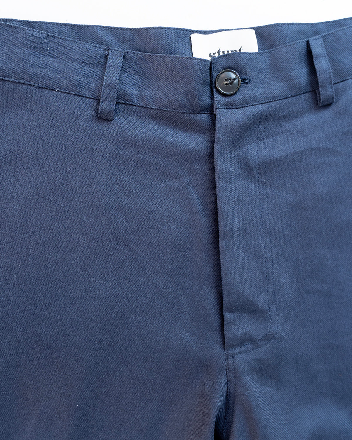 Indigo Bootcut Linen Pants