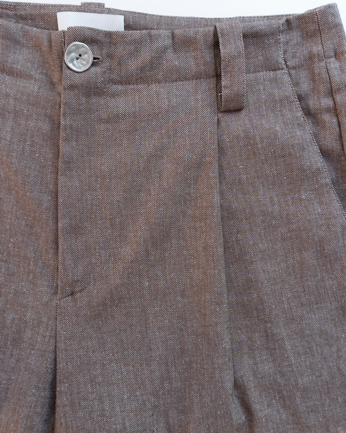 Cocoa Wide Leg Linen Pants