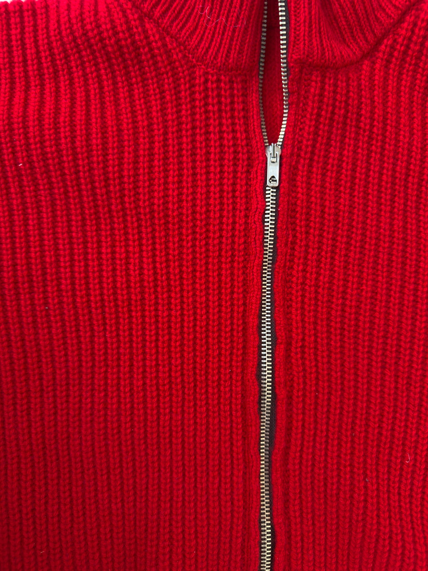 Wool Cashmere Full Zip Cardigan