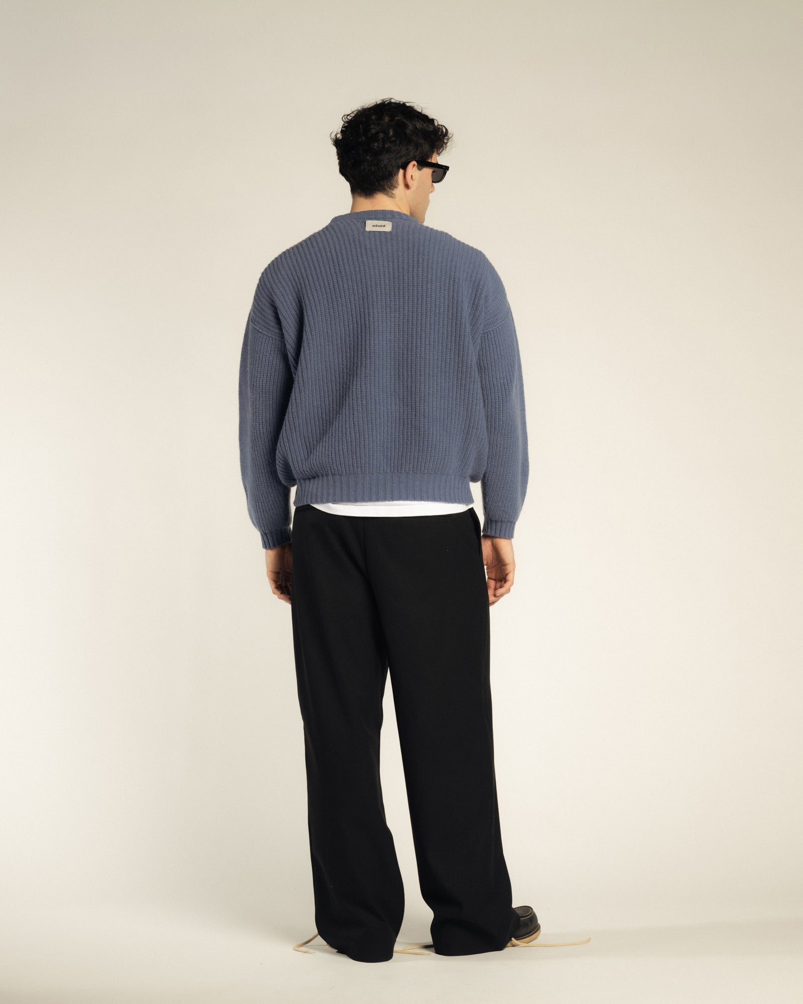 Wool Cashmere Crew Neck