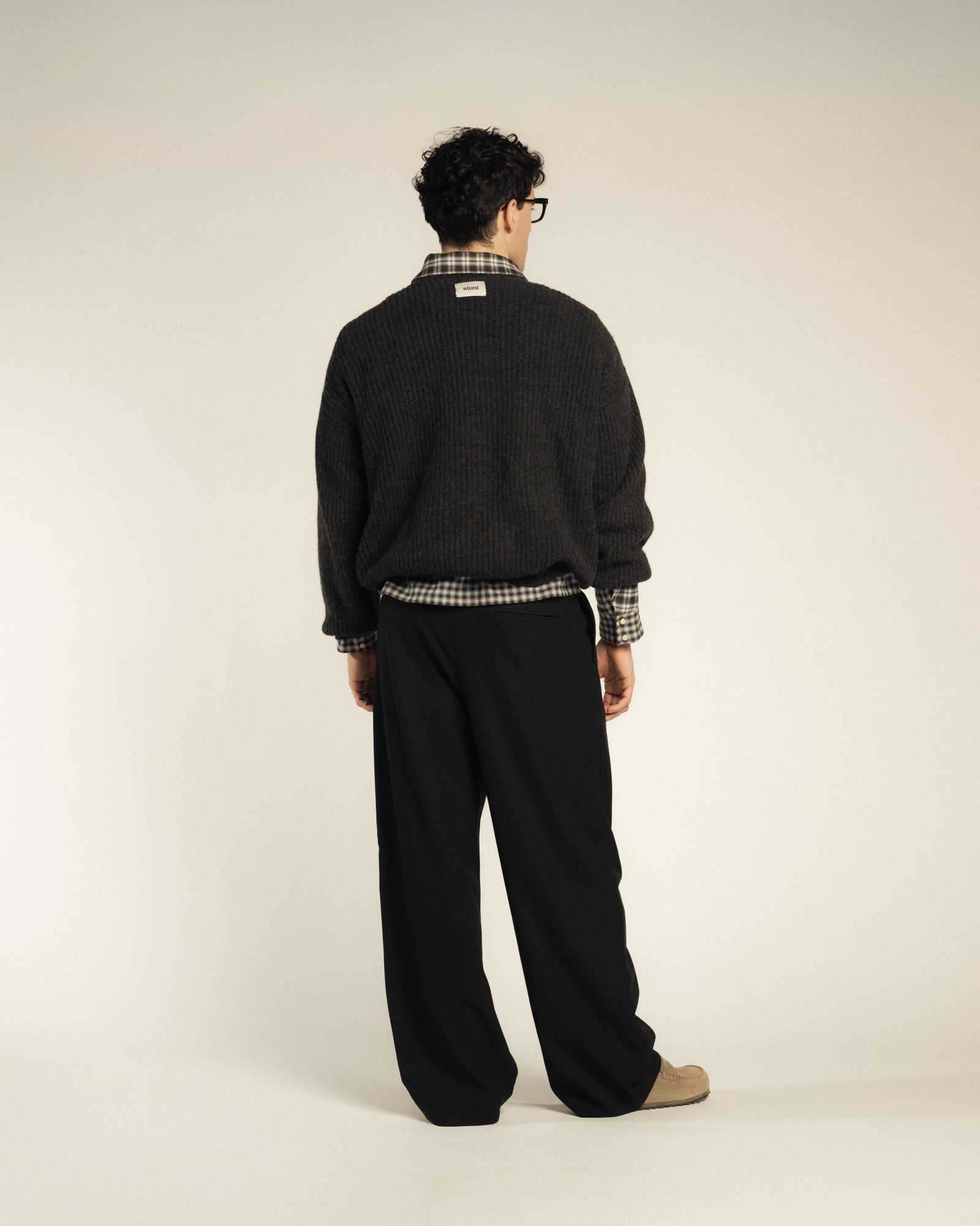 Wool Cashmere Crew Neck
