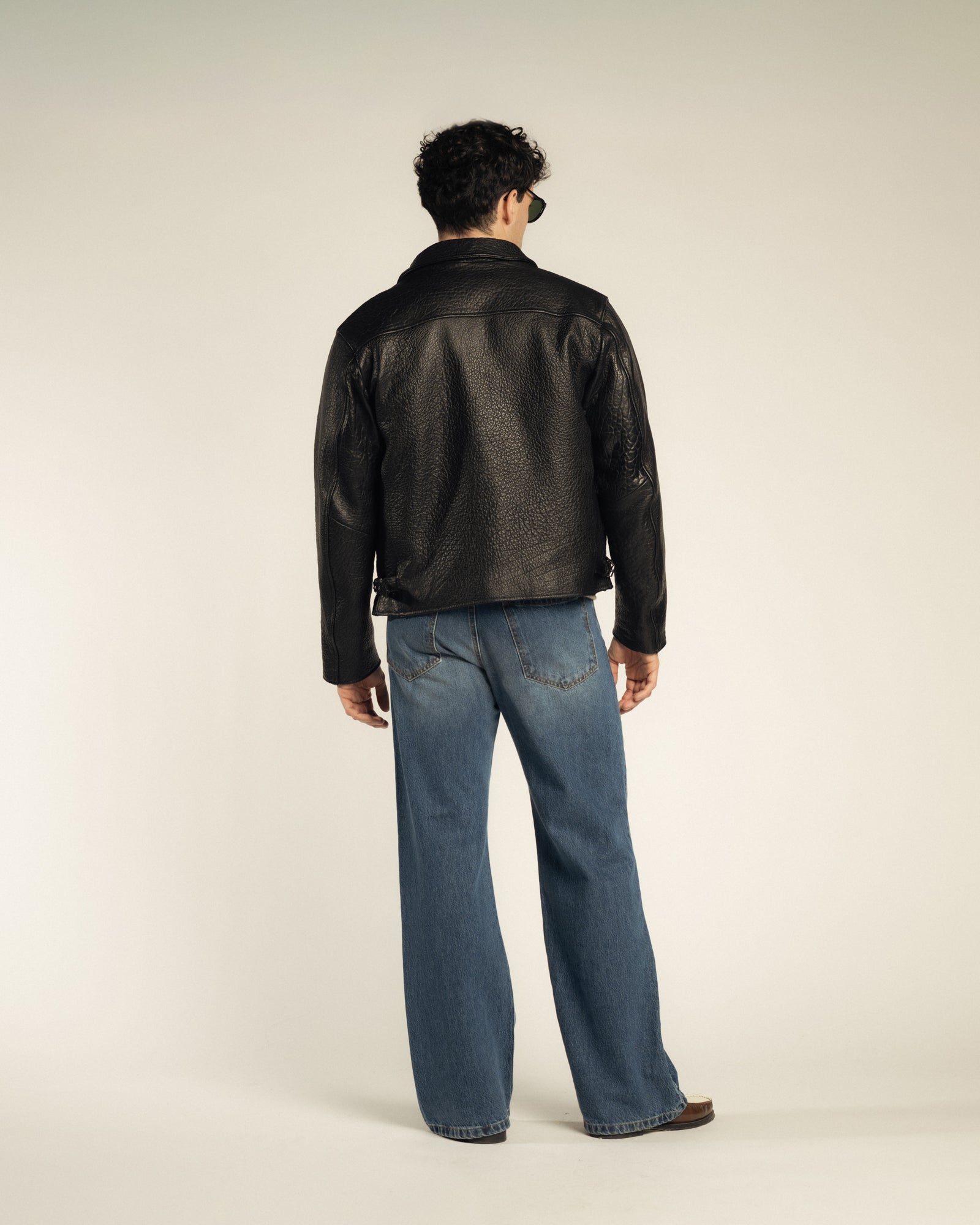 Black Grain Leather Jacket