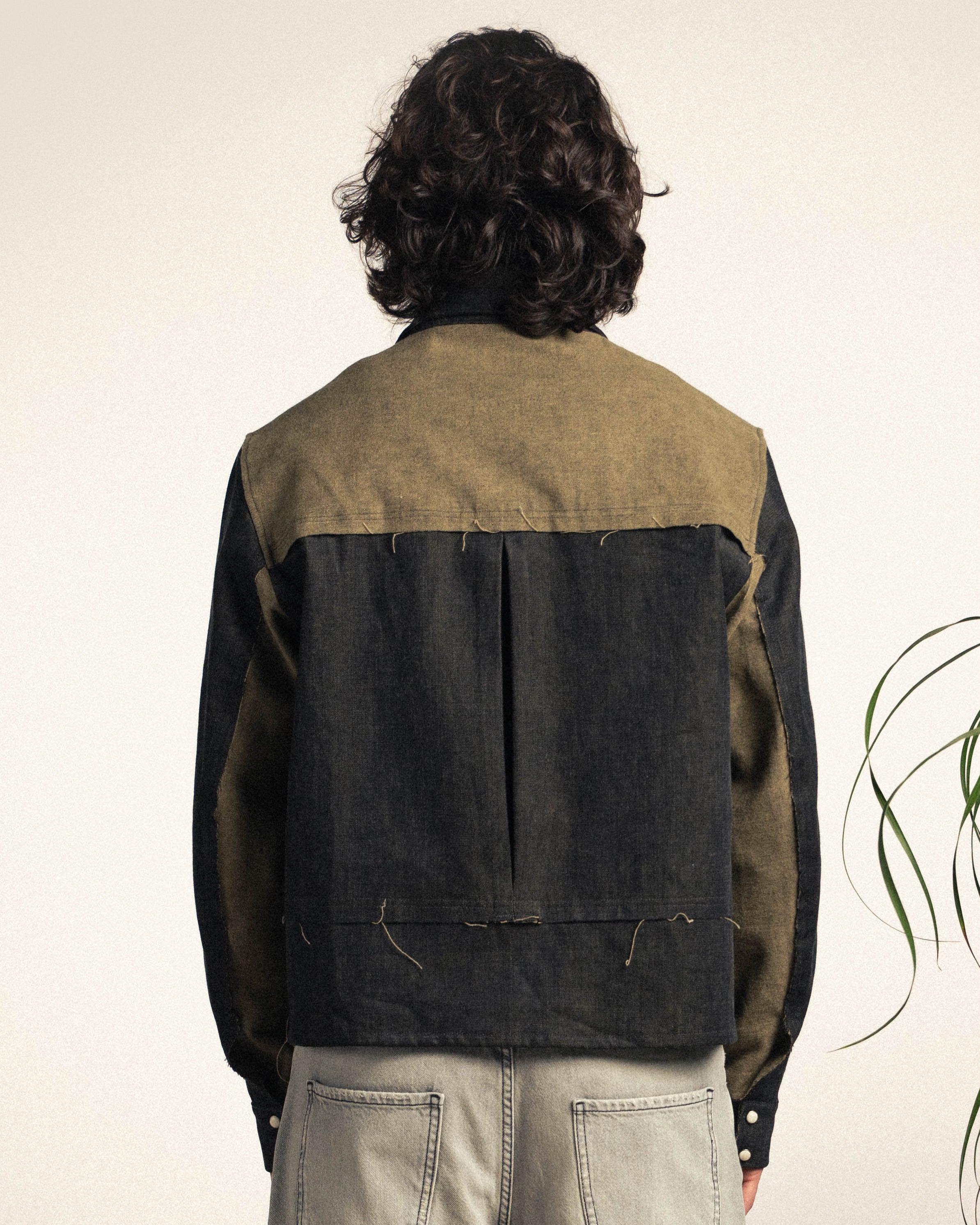 Concrete Black Double Denim Shirt