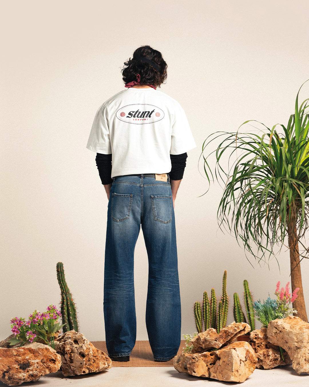 Washed Blue Bootcut Denim