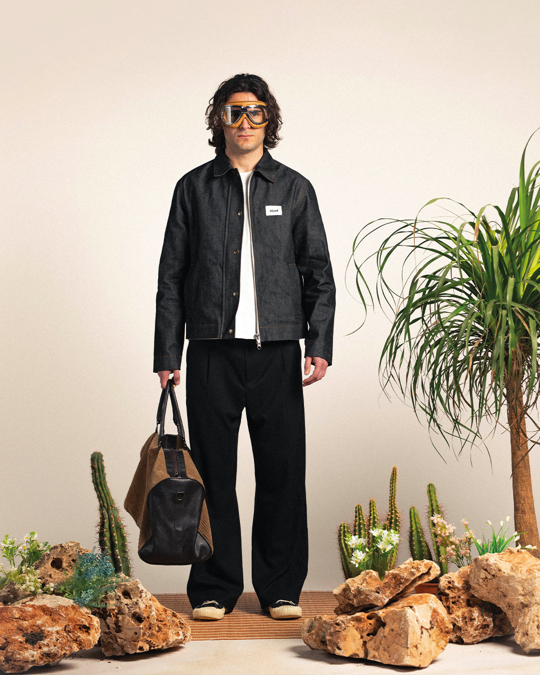 Raw Black Denim Jacket