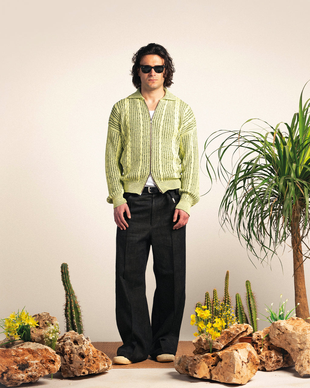 Concrete Black Baggy Denim Pant
