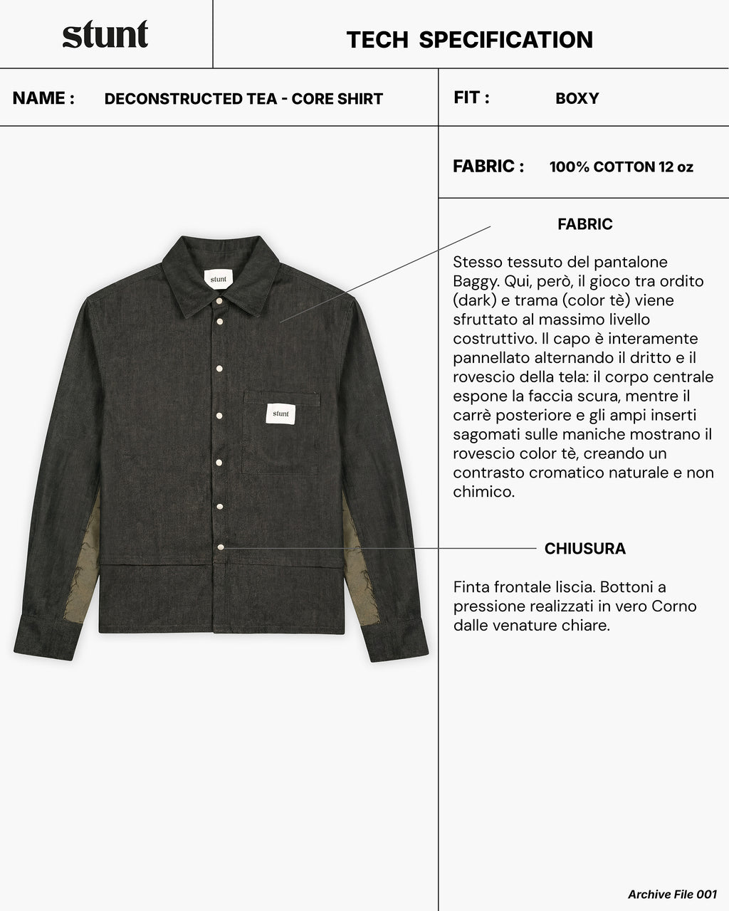 Concrete Black Double Denim Shirt