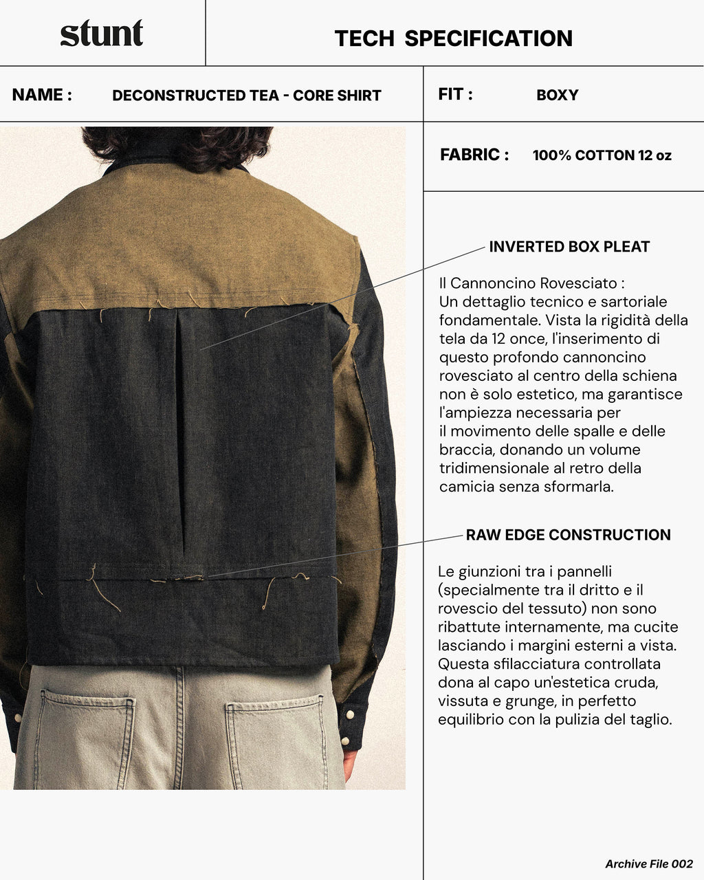 Concrete Black Double Denim Shirt