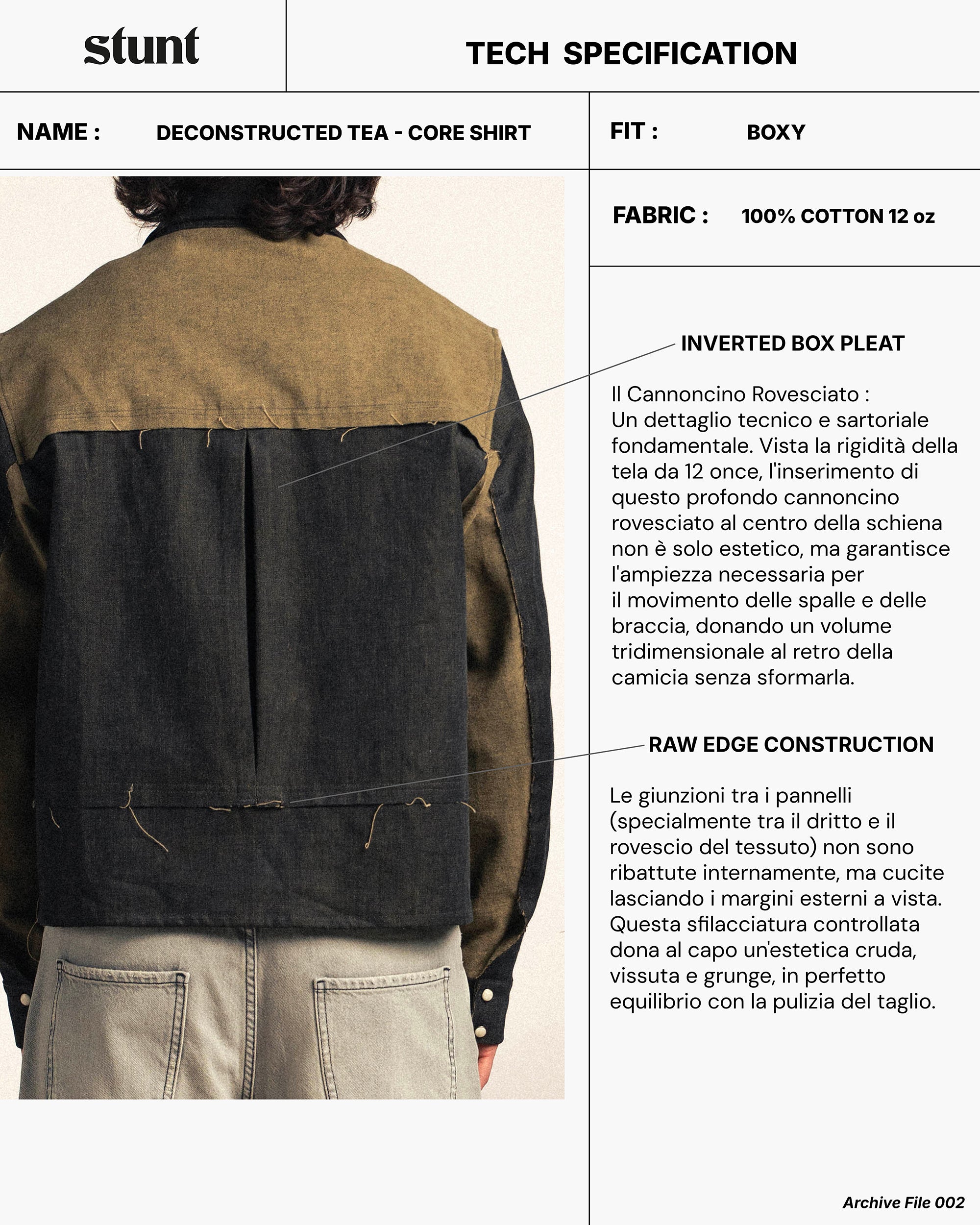 Concrete Black Double Denim Shirt