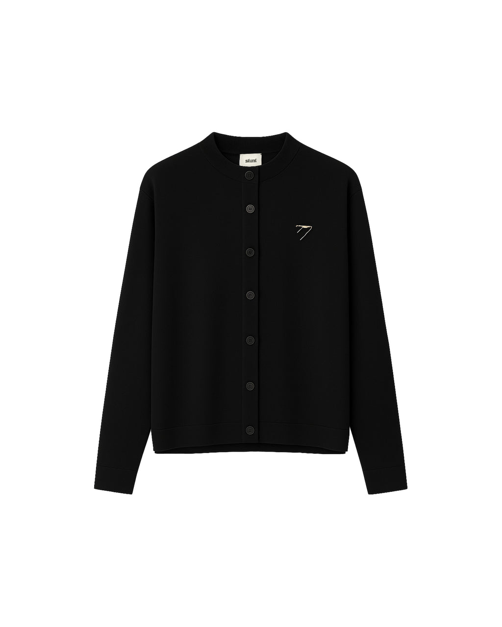 Crew Neck Merino Extrafine Cardigan