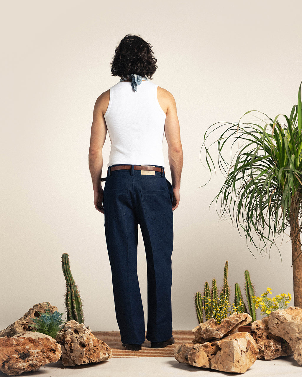 Raw Blue Flare Denim Pant