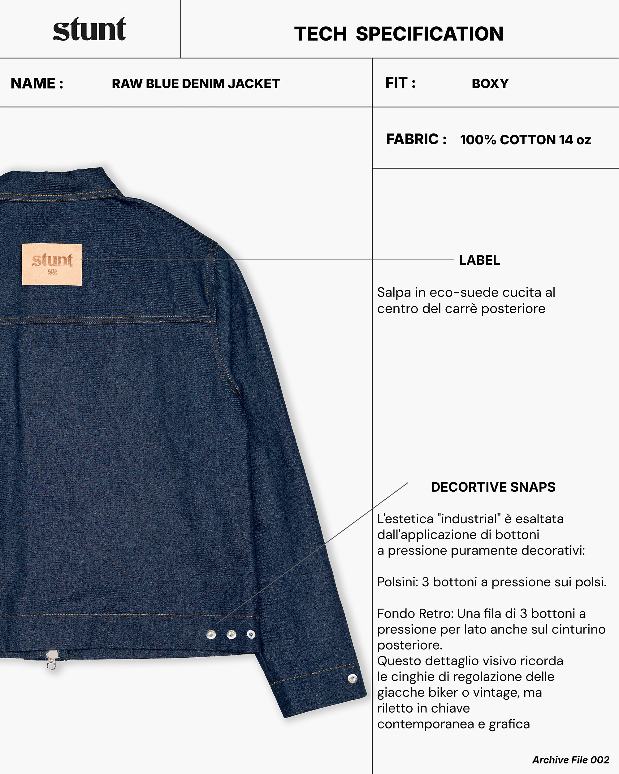 Raw Blue Denim Jacket
