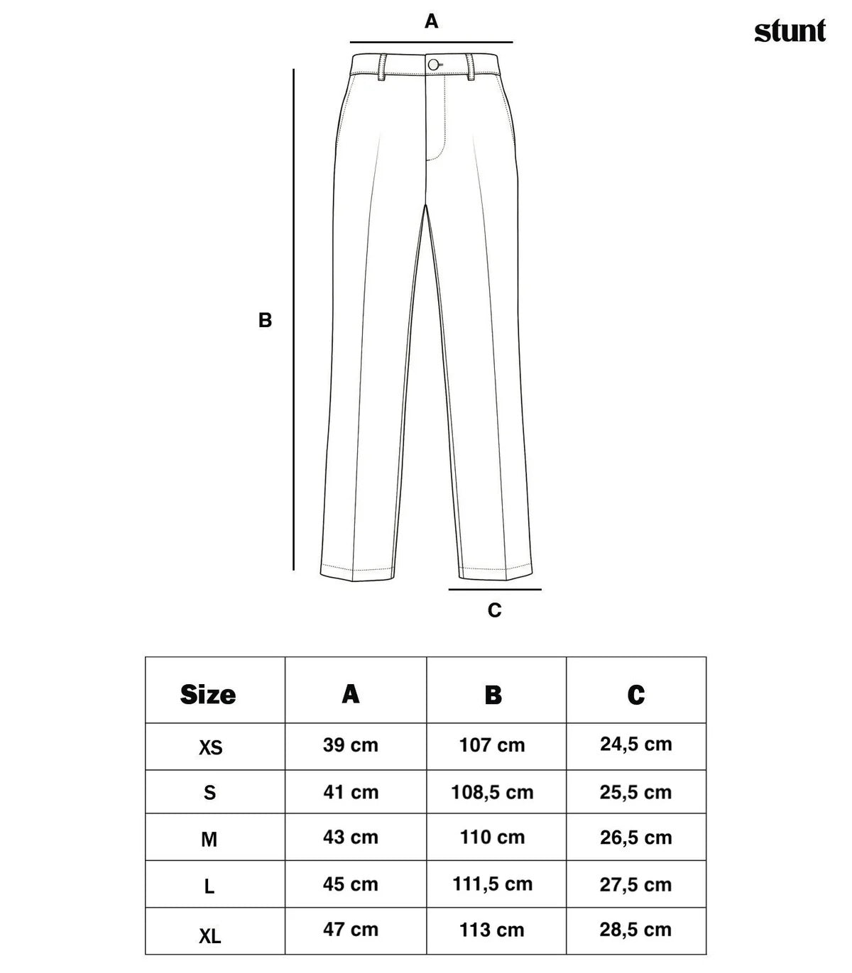 Jet Black Bootcut Linen Pants size guide